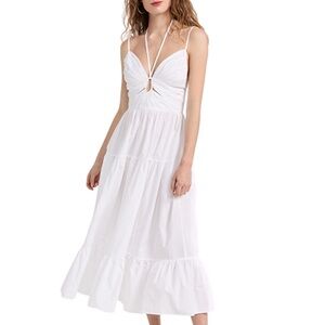 Ulla Johnson White Midi Dress